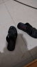 回力休闲凉鞋男款居家拖鞋户外两穿沙滩舒适透气经典简约款HL3338黑色43码 实拍图
