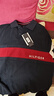 TOMMY HILFIGER【拼色刺繡】春夏男裝純棉珠地網(wǎng)眼通勤翻領(lǐng)短袖T恤POLO衫 藏青色DW5 L （推薦：150-165斤） 曬單實(shí)拍圖
