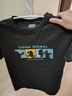 拓路者夏季短袖t恤男純棉寬松百搭男士運動(dòng)體恤半袖上衣大碼胖子打底衫 黑色 L 曬單實(shí)拍圖