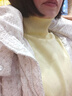 恒源祥秋冬高領(lǐng)羊毛衫女加厚毛衣女新款寬松針織套頭羊毛打底衫女 亮黃色 S 曬單實拍圖