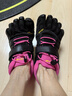 Vibram五指鞋女赤足鞋深蹲硬拉跳繩室內健身鞋綜合運動(dòng)訓練跑步鞋五趾鞋 黑色/粉紅色（建議拍大一碼） 36 曬單實(shí)拍圖