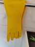 南洋绒里乳胶手套加厚防水防油厨房清洁耐磨劳保手套10双装中号 实拍图
