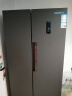 上菱559升双开门冰箱对开门特价处理风冷无霜十大冰箱排名一级能效节能变频家用大容量电冰箱BSE559PWL 实拍图