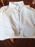 恒源祥女裝純色棉麻襯衫女秋季新款設計感復古長(cháng)袖棉麻休閑百搭 淺藍色 XL 建議135-150斤 曬單實(shí)拍圖