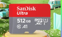 闪迪（SanDisk）512GB TF（MicroSD）内存卡 U1 C10 A1 至尊高速移动版 读速150MB/s 手机平板游戏机存储卡 实拍图