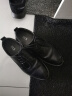 海澜之家HLA皮鞋男士商务休闲系带正装德比鞋子男HAAPXM3AA90183 黑色41 实拍图