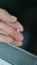 周大生S925银耳饰灯泡光珠经典淡水珠耳钉送母亲节礼物 4-4.5mm 实拍图