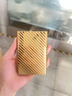途尊防盜刷防消磁卡包證件收納盒金屬男士女式信用錢(qián)包卡套不銹鋼卡盒 小號香檳金  6卡位(可放駕駛證) 曬單實(shí)拍圖