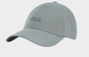 FILA 斐乐官方情侣款棒球帽2024夏新款健身运动帽子遮阳帽鸭舌帽 烟雨灰-GY XS 晒单实拍图