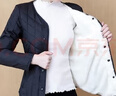 霏楚加絨加厚內膽棉衣女短款2024新款內穿貼身小棉襖棉服外套 黑色 品質(zhì)升級 2XL 建議110-120斤 曬單實(shí)拍圖