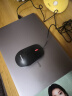 ThinkPad联想（thinkplus）USB有线办公小红点轻音鼠标人体工学对称设计 1.8米长线笔记本电脑台式机通用 实拍图