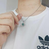 MOLC項鏈男百搭配飾男生鎖骨鏈小眾簡約潮流吊墜嘻哈掛飾女生日禮物男 L2389秘境之湖項鏈 曬單實拍圖