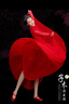 古典舞演出服女飄逸中國(guó)風(fēng)合唱團(tuán)服裝歌伴舞長(zhǎng)裙大氣開場(chǎng)舞大擺裙 紅色 L 曬單實(shí)拍圖