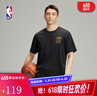 NBA官方夏季男女情侶哈利伯頓運動(dòng)t恤戶(hù)外寬松短袖速干衣籃球服上衣 詹姆斯/速干T恤（黑色） M 曬單實(shí)拍圖