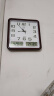 北极星（POLARIS） 挂钟万年历温湿度计创意客厅日历挂表钟表36*35cm 实拍图