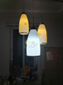 V-POWER 餐廳吊燈三頭現(xiàn)代簡約創(chuàng)意led吧臺飯廳餐桌燈具個性大氣餐吊燈 金花款圓盤三頭 曬單實拍圖