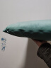 foojo抱枕天鹅绒纯色沙发抱枕靠垫靠背原创印染传统色天青色 实拍图