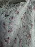 乐町芝芝莓莓法式碎花公主裙24年夏季新款收腰显瘦纯欲风短袖裙压褶 白色（现货） L 晒单实拍图