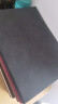朗捷（longe）商务笔记本本子羊巴皮面记事本笔记本文具加厚日记本办公会议记录本可定制logo 4本通用装B5（黑色1，棕色1，卡其色1，酒红1） 实拍图