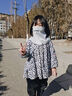 Acuc兒童防曬面罩全臉防紫外線冰絲男女寶寶戶外夏天護頸面部涼感臉罩 冰河灰 曬單實拍圖