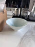 九土奶油風(fēng)陶瓷斗笠碗面碗家用拉面碗米飯碗湯碗小清新水果沙拉碗 5.6英寸冬青色 曬單實(shí)拍圖