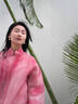 浮云堂.風(fēng)」束缊.中式改良立領(lǐng)襯衫女2025春夏寬松國風(fēng)禪意茶服上衣 朝霞 S 曬單實(shí)拍圖