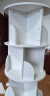村田稻夫 旋转书架 360度书架落地学生创意置物书柜家用多层书本收纳架 白色5层 实拍图