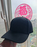 德西納（denssyne）后封口帽子男四季薄款棒球帽光頭戶(hù)外不露頭全封閉防風(fēng)黑色鴨舌帽 黑色黑字 L 加大碼(59-61cm) 曬單實(shí)拍圖