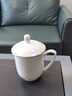 國濤骨瓷會(huì )議杯辦公金邊茶杯陶瓷辦公杯定制logo帶蓋純白介杯印字水杯 中式字母線(xiàn) 曬單實(shí)拍圖