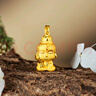 菜百首飾 黃金吊墜 足金生肖佛生肖牛虎-虛空藏菩薩不含鏈 定價 約2.70克 曬單實拍圖