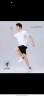 李宁（LI-NING）短袖T恤男运动服跑步健身夏季休闲大码宽松冰丝速干半袖吸汗上衣 黑色 速干透气 L/175 实拍图