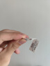 曼迪諾鉑金培育鉆石戒指雪花六爪扭臂顯大款培育鉆戒求婚結婚送女友禮物 30分D-E/VVS/3EX/N[國內證書(shū)】 曬單實(shí)拍圖