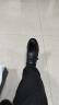老人头（LAORENTOU）皮鞋男商务正装鞋头层牛皮系带透气耐磨防滑男鞋子 A30303 黑 39  实拍图