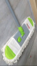 伊司达平板拖把 大号尘推家用商用木地板瓷砖棉纱拖布55CM共2块布绿色 实拍图