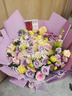 薇尼（LVINI）教師節鮮花同城速遞玫瑰百合生日花廣州東莞佛山廈門(mén)北京上海武漢 33朵混搭海洋之歌系花束 曬單實(shí)拍圖