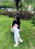 簡裳（Jane＆Troides）洞洞鞋女款2024新款夏季外穿沙灘涼鞋防滑厚底可愛包頭涼拖鞋夏天 象牙色【咖啡豆】 38-39 【適合37-38】 曬單實(shí)拍圖