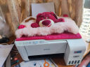 爱普生迪士尼草莓熊系列毛绒绒收纳盖板萌袋L3251打印机套装(打印复印扫描家用无线彩色打印机) 实拍图