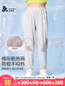 久歲伴涼感兒童休閑褲男童春夏網(wǎng)眼薄款運動(dòng)褲青少年排汗寬松束腳長(cháng)褲子 曬單實(shí)拍圖