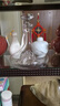 浩齊坊（HAOQIFANG）水晶紅酒杯酒架套裝冰山帶蓋紅酒快速醒酒器酒分酒器大肚家用醒酒 帶蓋瀑布醒酒器（矮款） 1300ml 曬單實拍圖