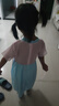 艾諾輪兒童古裝漢服女中國風(fēng)女童齊胸襦裙小女孩裙子古風(fēng)超仙連衣裙飄逸女寶寶漢服夏裝夏季 升級款藍色  130 曬單實(shí)拍圖