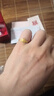 劉大文黃金戒指9999足金女款素圈食指環(huán)愛心形真金結(jié)婚首飾送女友按克重 重約1.75-2.0g(含工費(fèi)35) 曬單實(shí)拍圖