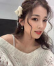 鉑米龍PLATMILLON2025年新款耳環(huán)女輕奢高級感耳釘情人節(jié)禮物氣質(zhì)鑲鉆瑪瑙耳飾耳墜 銀色和田玉耳環(huán) 曬單實(shí)拍圖