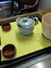 東茗堂 汝窯手抓壺防燙陶瓷茶壺單壺大容量功夫茶具茶杯套裝泡茶壺家用 手抓壺(1壺2杯)旅行包裝 270ml 曬單實拍圖