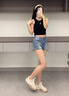 回力四季復古芭蕾德訓鞋女2025夏季新款透氣阿甘小白鞋休閑銀色運動鞋女 杏色【升級款專柜版】 36 曬單實拍圖