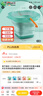 青竹畫材（CHINJOO） 洗筆筒可折疊水桶美術(shù)生專用硅膠伸縮顏料水粉水彩油畫丙烯國畫繪畫工具洗車 方形綠色水桶【可插筆洗筆】 曬單實拍圖