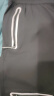 太平鸟男装 秋季新款多口袋反光束腿休闲裤宽松潮流工装裤子 灰色（锥形） M 晒单实拍图