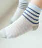 南极人儿童袜子夏季薄款男童网眼袜宝宝棉袜学生短袜10双装L 实拍图