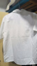 LPOXJK制服春秋新款白襯衫日系學(xué)院風(fēng)女寬松短袖上衣學(xué)生班服校供襯衫 白色 M 建議90-105斤 曬單實(shí)拍圖