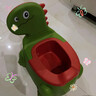babyjianle兒童坐便器家用嬰幼兒寶寶馬桶小孩廁所易清洗幼兒園卡通恐龍便盆 綠色 曬單實(shí)拍圖