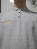 SRSW T恤男短袖polo領(lǐng)夏季新款寬松冰絲棉男裝商務(wù)休閑百搭翻領(lǐng)短袖 灰色 2XL 建議135-150斤 曬單實(shí)拍圖
